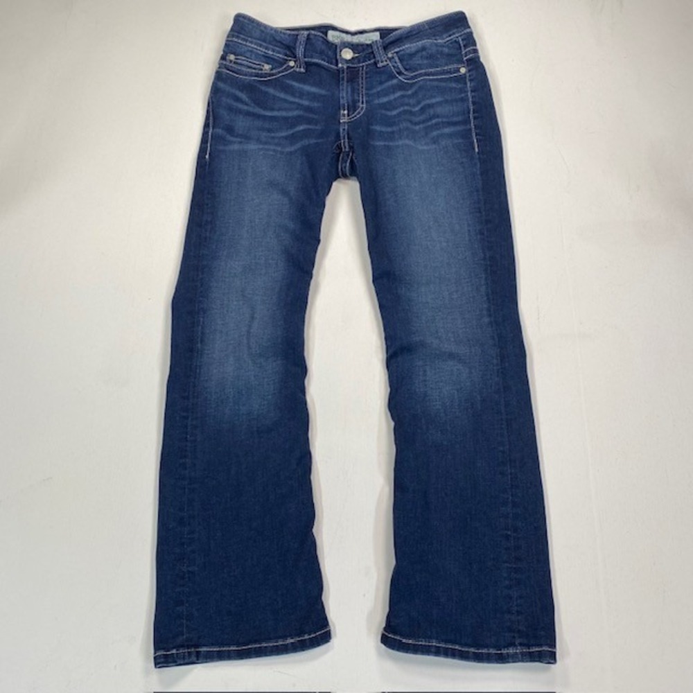 BKE Payton Bootcut Jeans Womens 28S Blue Medium Wash Stretch Denim BPL2403